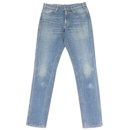 Celine N112 640E 07WS Washed Skinny Pants Denim Pants Indigo Blue 29 Made In