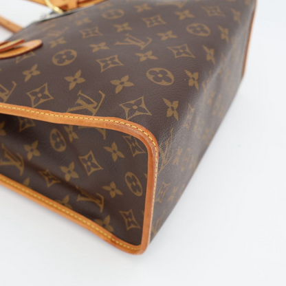 Louis Vuitton Monogram Popincourt O One Shoulder Tote Bag M40007 Brown PVC
