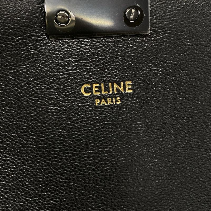 Celine Shoulder Bag C Medium 187253bfz38no Black Chain Shoulder/quilted