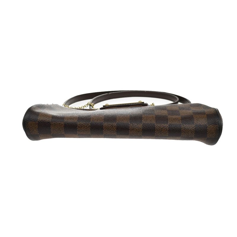 Louis Vuitton Shoulder Bag Handbag Eva 2WAY Damier Ebène N55213 16kb053