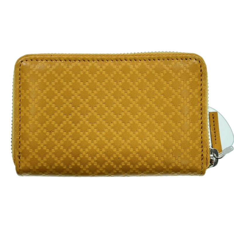 Gucci Diamante Round Zipper Coin Case 250465 Yellow