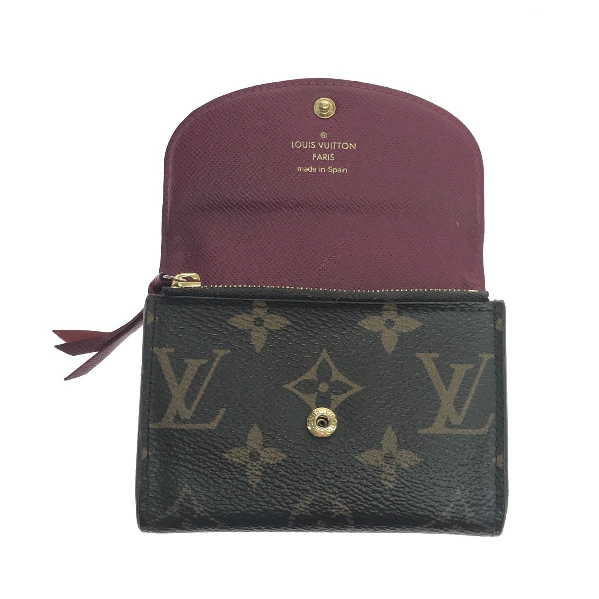 Louis Vuitton Coin Case Monogram Portomone Rosali