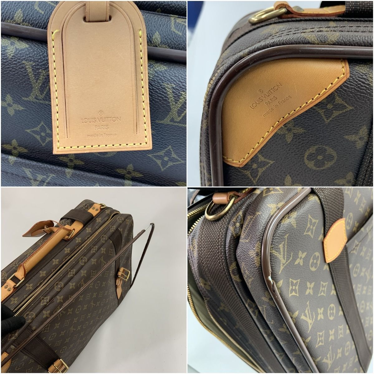 Louis Vuitton Monogram Satellite 53 Trunk Case 2way Bag M23356 Brown