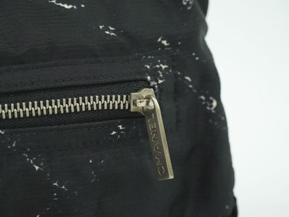 Chanel Travel Line Pouch Small Bag Nylon Black Travel Line Miscellaneous Goods