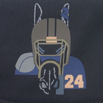 Hermes Fred Quarterbash Cotton Current Production Hat Black 58 Made In Italy