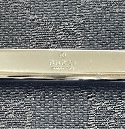 Gucci GG Canvas Leather Compact Wallet Bifold Wallet Double Hook 112664 Navy