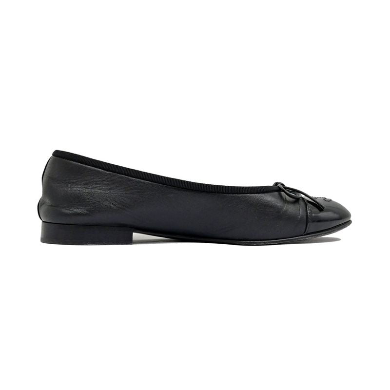 Chanel Valerie Nash Black Ribbon G02819 Size 36C Shoes Women's Women