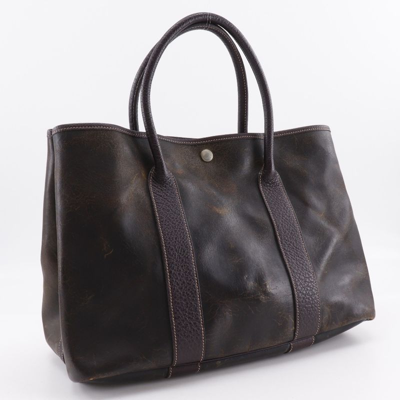 Hermes Garden Party PM Amazonia Brown Ladies Tote Bag