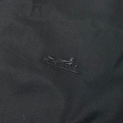 Hermes Dress Cotton Black Embroidery Shirt