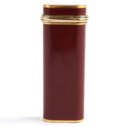 Cartier Trinity Lacquer Oval Form Roller Type Smoking Goods Gas