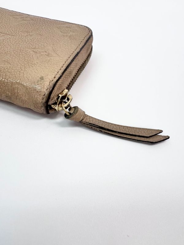 Louis Vuitton Long Wallet Empreinte Clemence Round Zipper M60173 35bs092