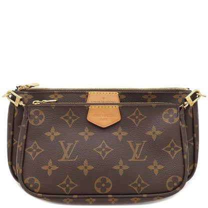 Louis Vuitton Shoulder Bag Mulchy Pochette Accessoire Monogram Canvas Khaki
