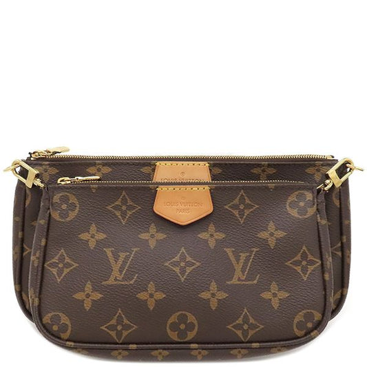 Louis Vuitton Shoulder Bag Mulchy Pochette Accessoire Monogram Canvas Khaki