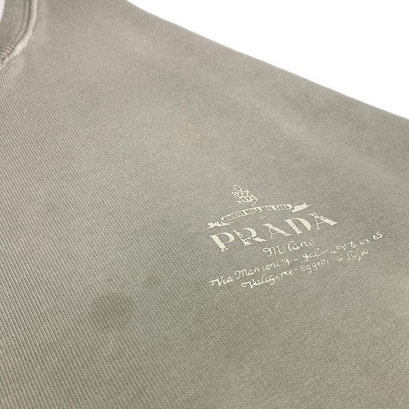 Prada Trainers Size S - Ujl69b Light Green And White Damaged / Sweatshirt / 24