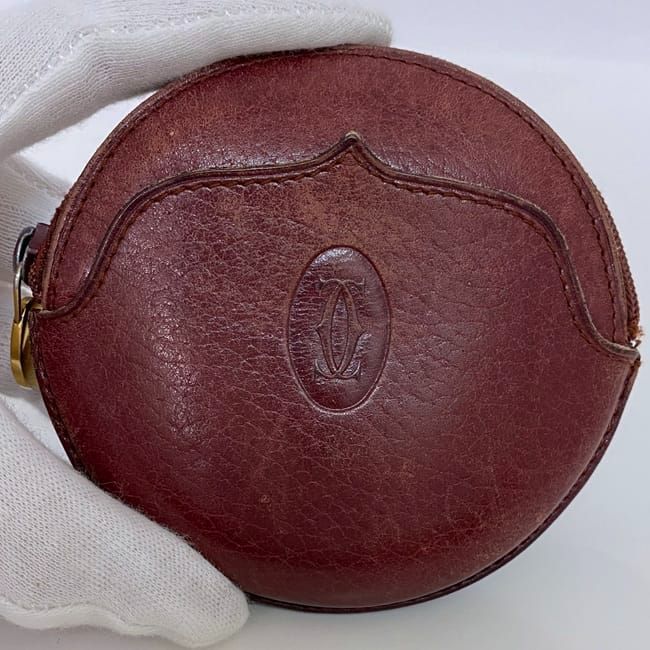 Cartier Coin Case Ec22481 Bordeaux Must Coin Purse
