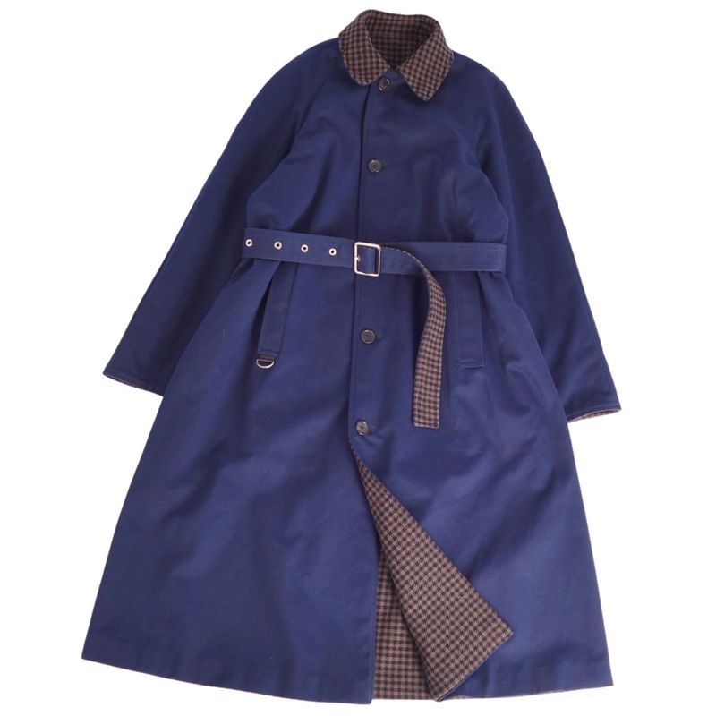 Loewe Coat Long Reversible With Belt Wool