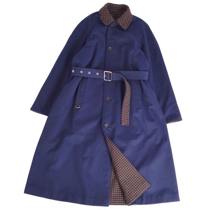 Loewe Coat Long Reversible With Belt Wool