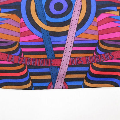 Hermes LA Fabrique des Rubans Turtleneck Cashmere Silk Dress Size S Women