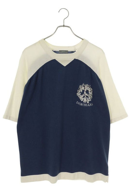 Dior 393m671at705 Cotton Jersey Short Sleeve Sweater T-shirt Men M