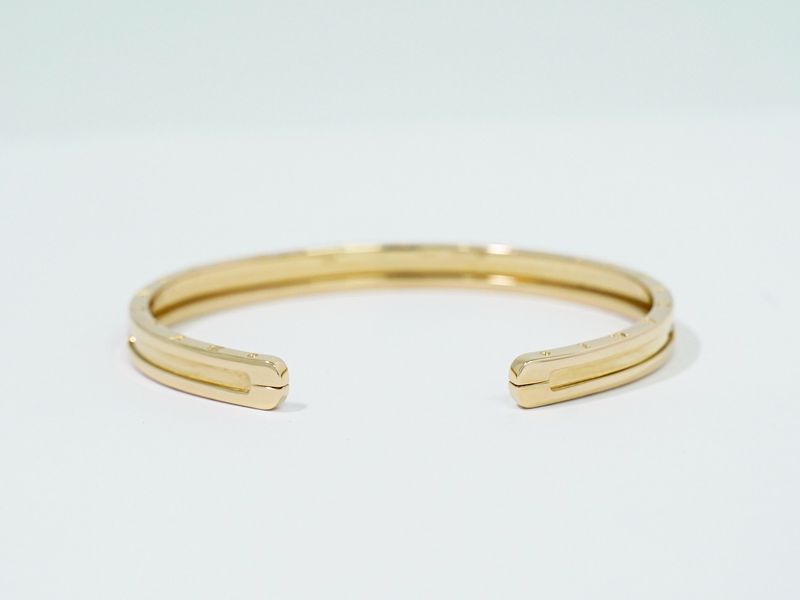 Authentic Bulgari Bvlgari B-zero1 750 PG Bangle Pink Gold Accessories Jewelry