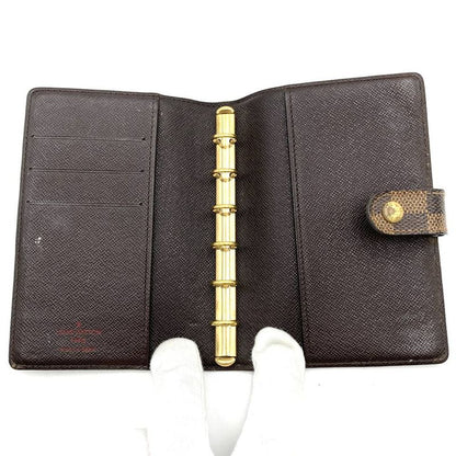 Louis Vuitton R20700 No Betas Agenda PM Notebook Cabas - Damier Ebène Leather