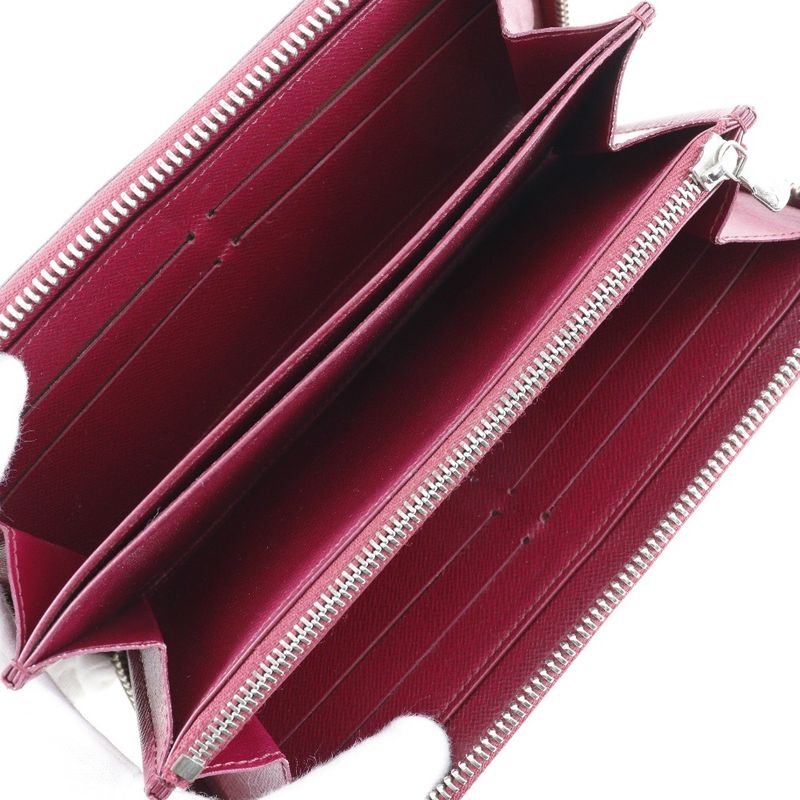 Louis Vuitton Zippy Wallet Epi Leather Red Mi1106 Ladies Long Wallet