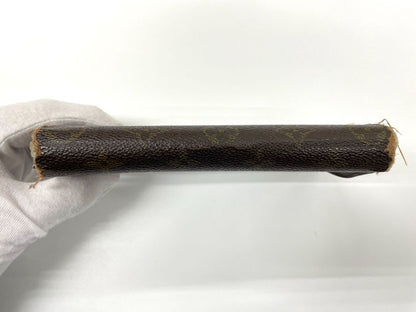 Louis Vuitton Monogram Pochette Portmonnaie Cles Di Long Wallet M61725 Brown