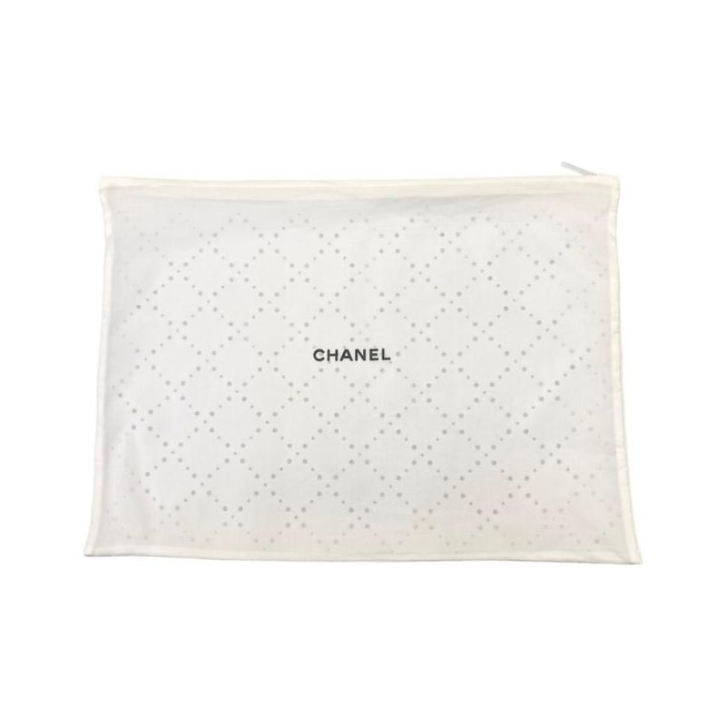 Chanel Knit Cardigan P75778k 10873 Nr135 23b White Gold 40 Size Chanel