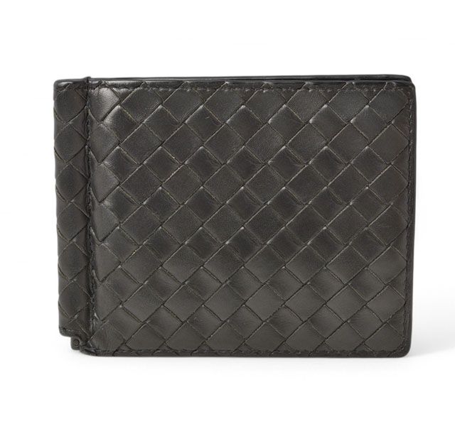 Bottega Veneta Wallet Money Clip Bottega Veneta Fold Wallet Calf Black 123180