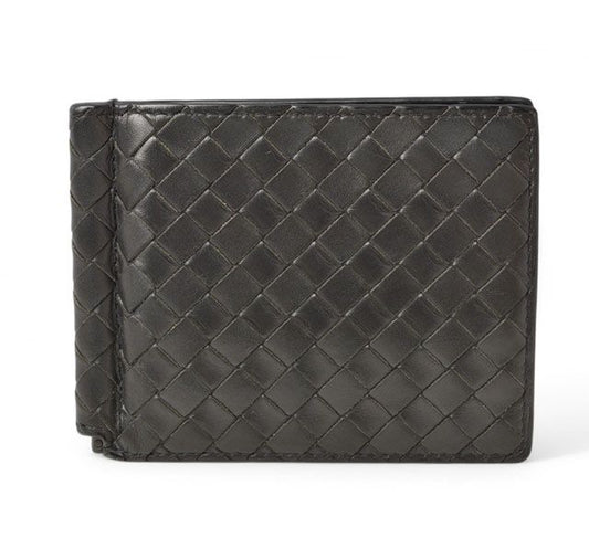 Bottega Veneta Wallet Money Clip Bottega Veneta Fold Wallet Calf Black 123180