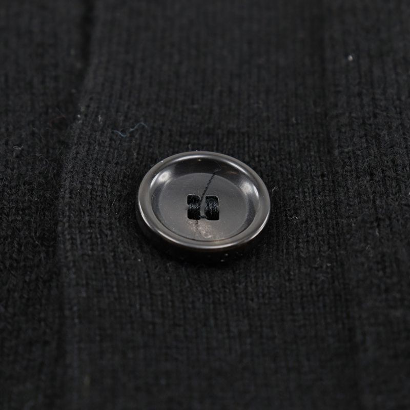 Louis Vuitton Cardigan Rm172q KC7 Han42w Cashmere Black Men's Knit
