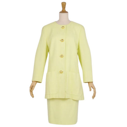 Vintage Celine Set-up Skirt Suit Gold Buttons