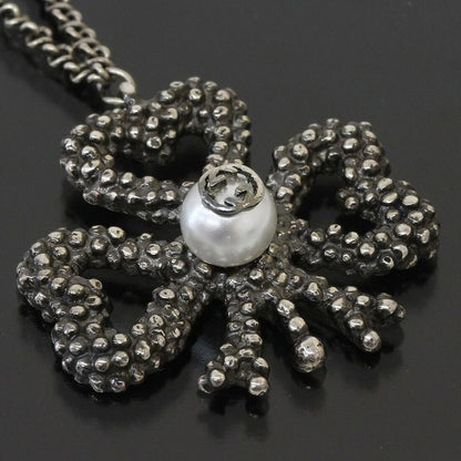 Gucci Clover Fake Pearl Design Necklace Pendant