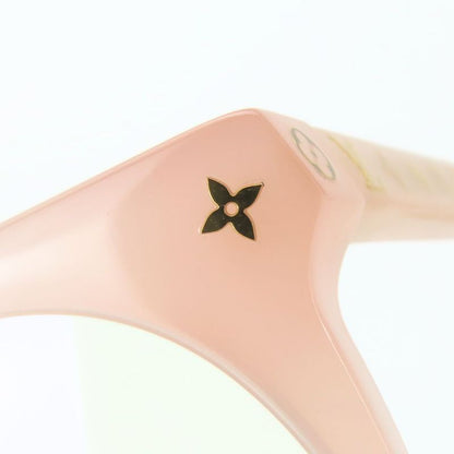 Louis Vuitton Sunglasses Z2003e Monogram Plastic Milky Pink Silver Hardware