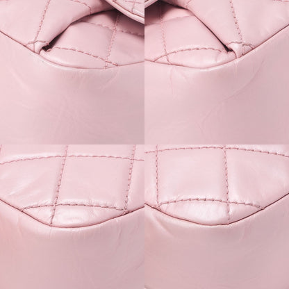 Chanel Chain Shoulder Bag Matelasse Vintage Calf Mini Pink Silver Hardware