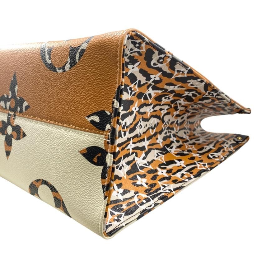 Louis Vuitton Tote Bag On-the-go GM M44675 Monogram/jungle Ivoire Brown Louis