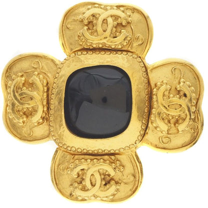 Chanel Coco Mark Vintage Gold Plated 96A Ladies 27.7g Brooch