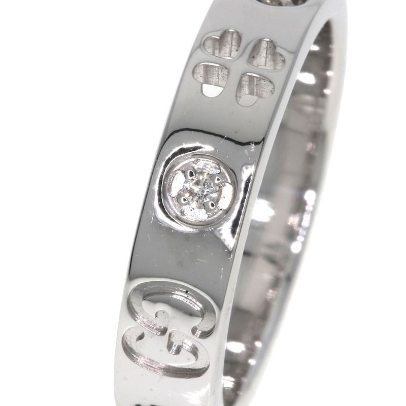 Gucci Icon Amor Forever Diamond Ring - 18K White Gold Ladies