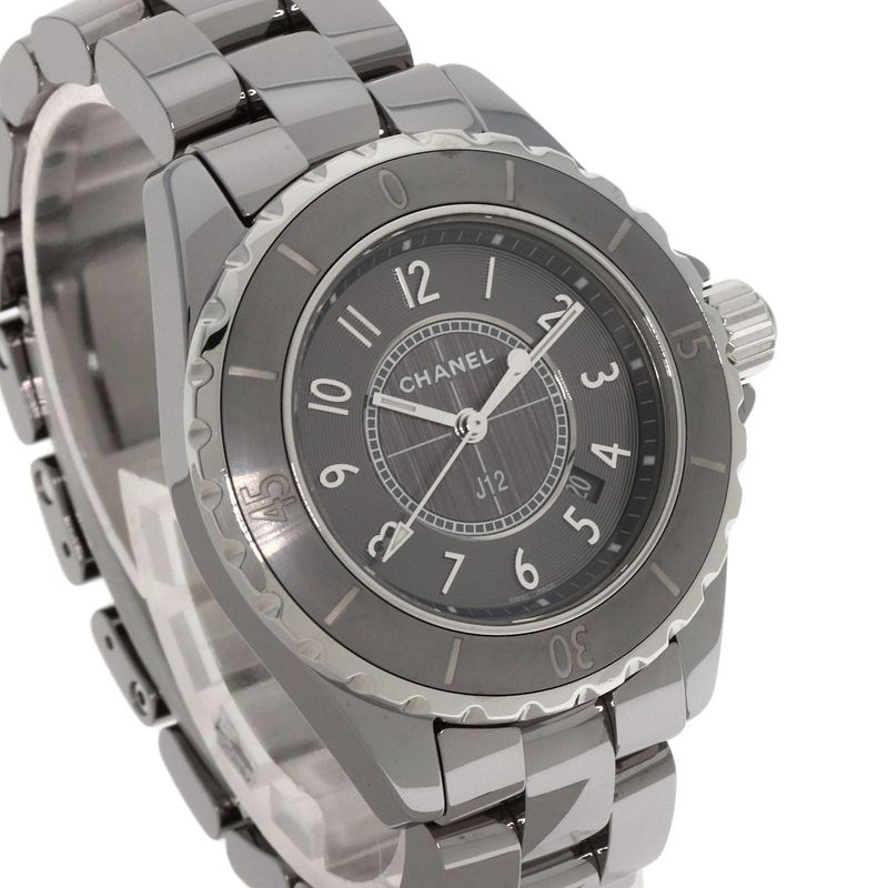 Chanel H2978 J12 33mm (130in) Chromatic Watch Titanium/ceramic Ladies