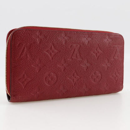 Louis Vuitton Zippy Wallet M60737 Monogram Empreinte Threes Red Sp0149 Ladies