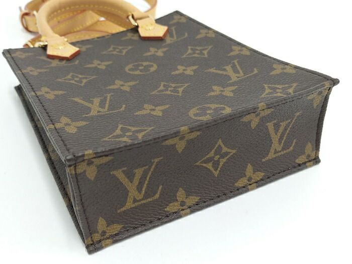 Louis Vuitton Petite Sac Plat Monogram Shoulder Bag Handbag M81295