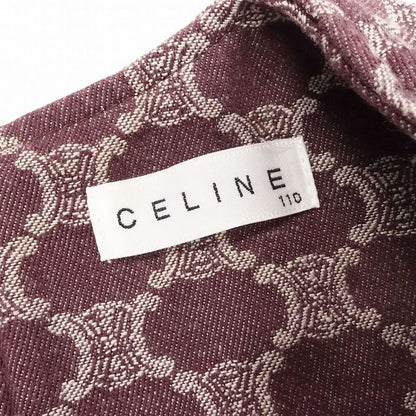 Celine Macadam Pattern Dress Sleeveless Faye Cles Zirconia Switch Jacquard