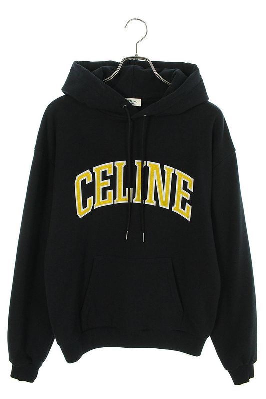 Celine 24SS 2y75f670q Loose Logo Hoodie Men's S