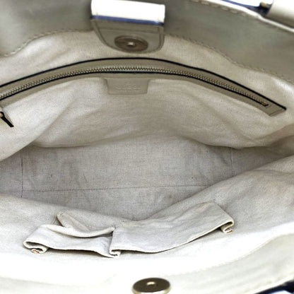 Gucci 257062 Tote Bag Beige GG Canvas Sherry Line Ladies Men Fashion Vintage