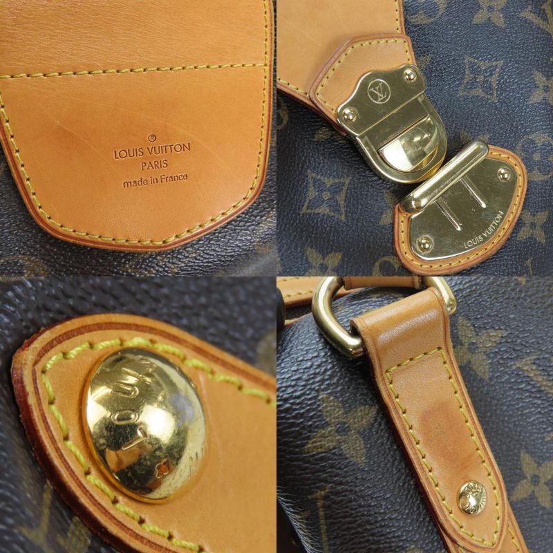 Louis Vuitton Handbag Stresa PM M51186 Monogram Nubuck Brown Shoulder Casual