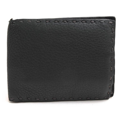 Fendi Wallet Men Wallet Leather Genuine Leather Gray 7m0194 O7n Fogxn Coin