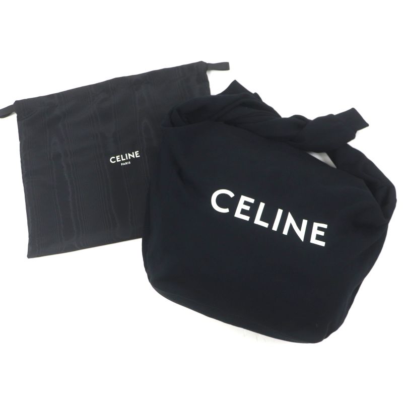 Celine 11020 2EKO Medium Sweat BAG Medium Sweat Bag Logo Print Cross Bag