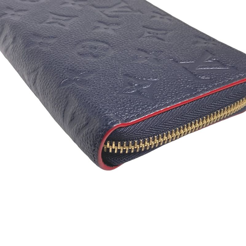 Louis Vuitton M62121 Empreinte Zippy Wallet Marline Rouge Long Wallet Louis