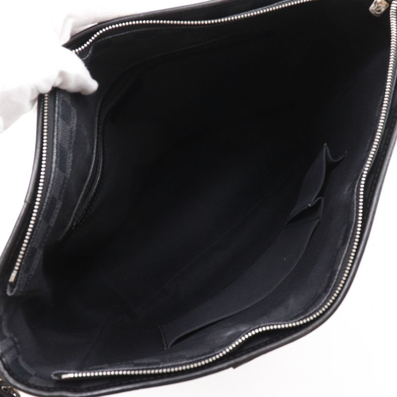 Louis Vuitton Tadao 2WAY Shoulder Tote Bag N51192 Damier Graphite Canvas Black