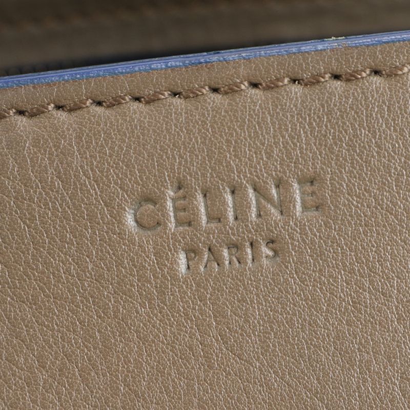 Celine Luggage Phantom Leather Tote Bag Shoulder Hand Brown Women's ERE Cw48-10